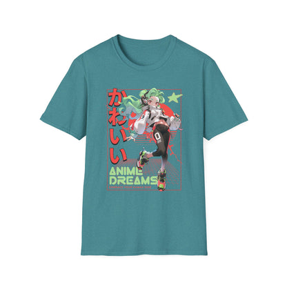 Teenage Kawaii Anime Dreams Japanese Anime Girl T-Shirt