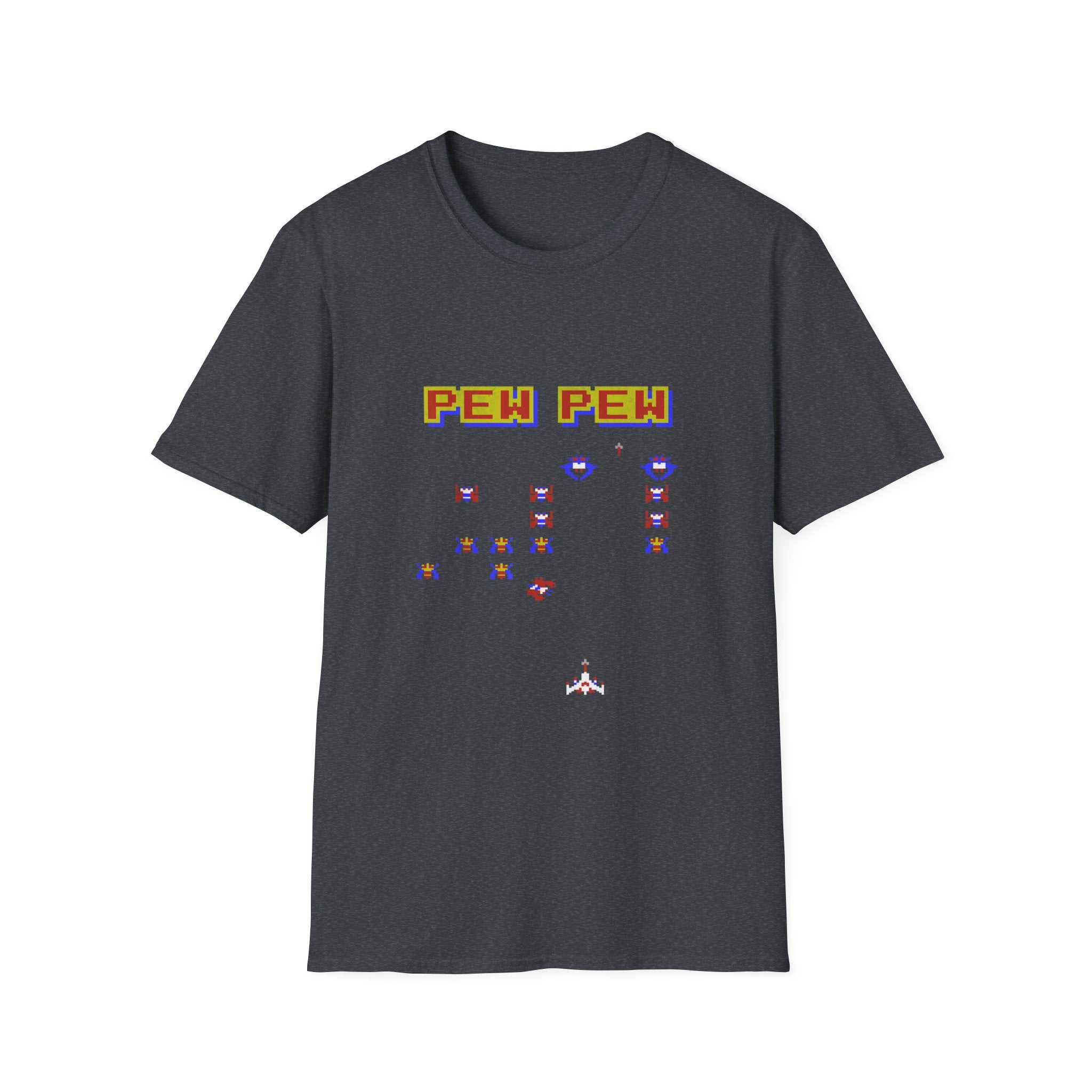 PEW PEW Retro Video Game Vintage Gaming Gamer T-Shirt