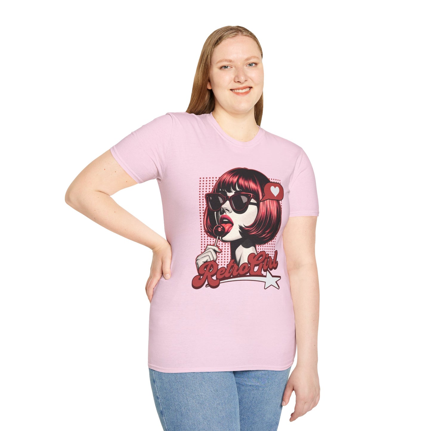 Good vibes Vintage 80s Old School Retro Girl T-Shirt
