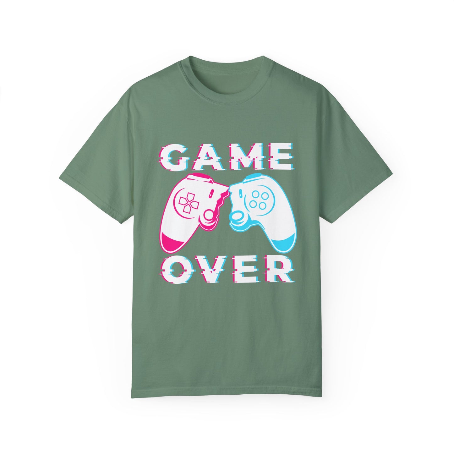 Gamer Over – Pixelated Controller T-shirt