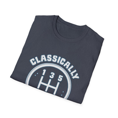 Classically Trained Stick Shift Hot Rod Gearhead Vintage Car T-Shirt