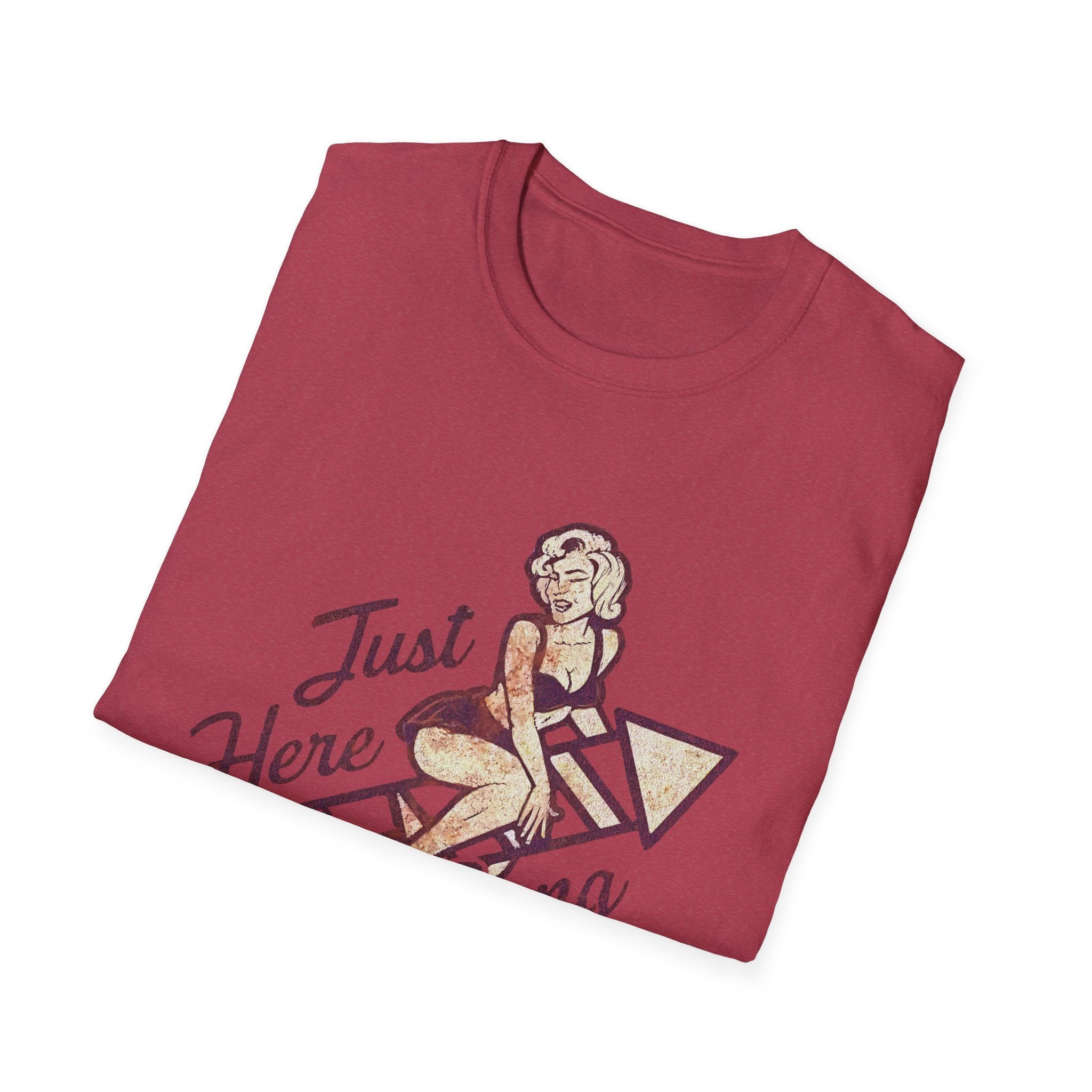 Just Here to Bang Firecrackers 4th of July Adult T-shirt