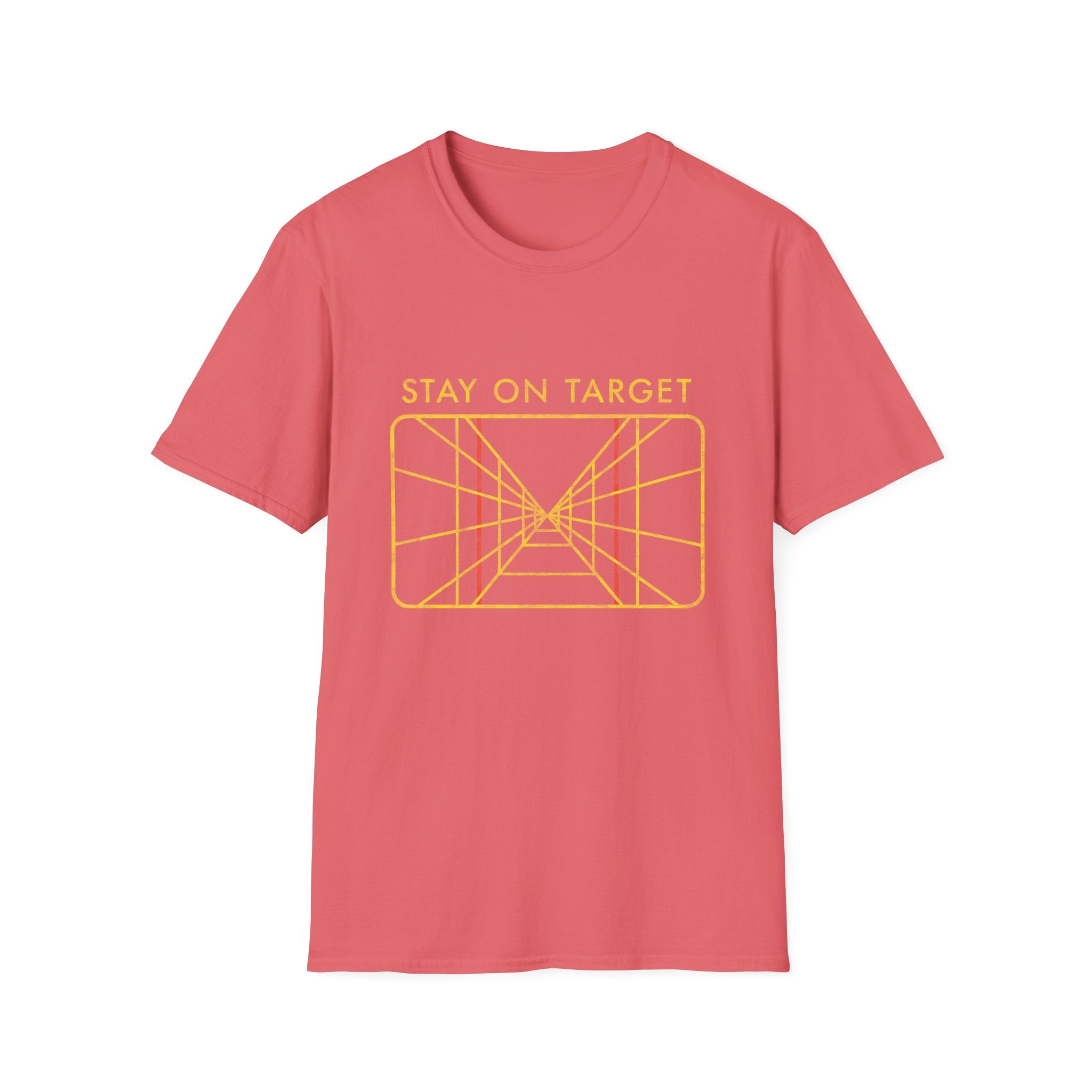 Funny Pop Culture Stay on Target Arcade Retro 80s T-shirt