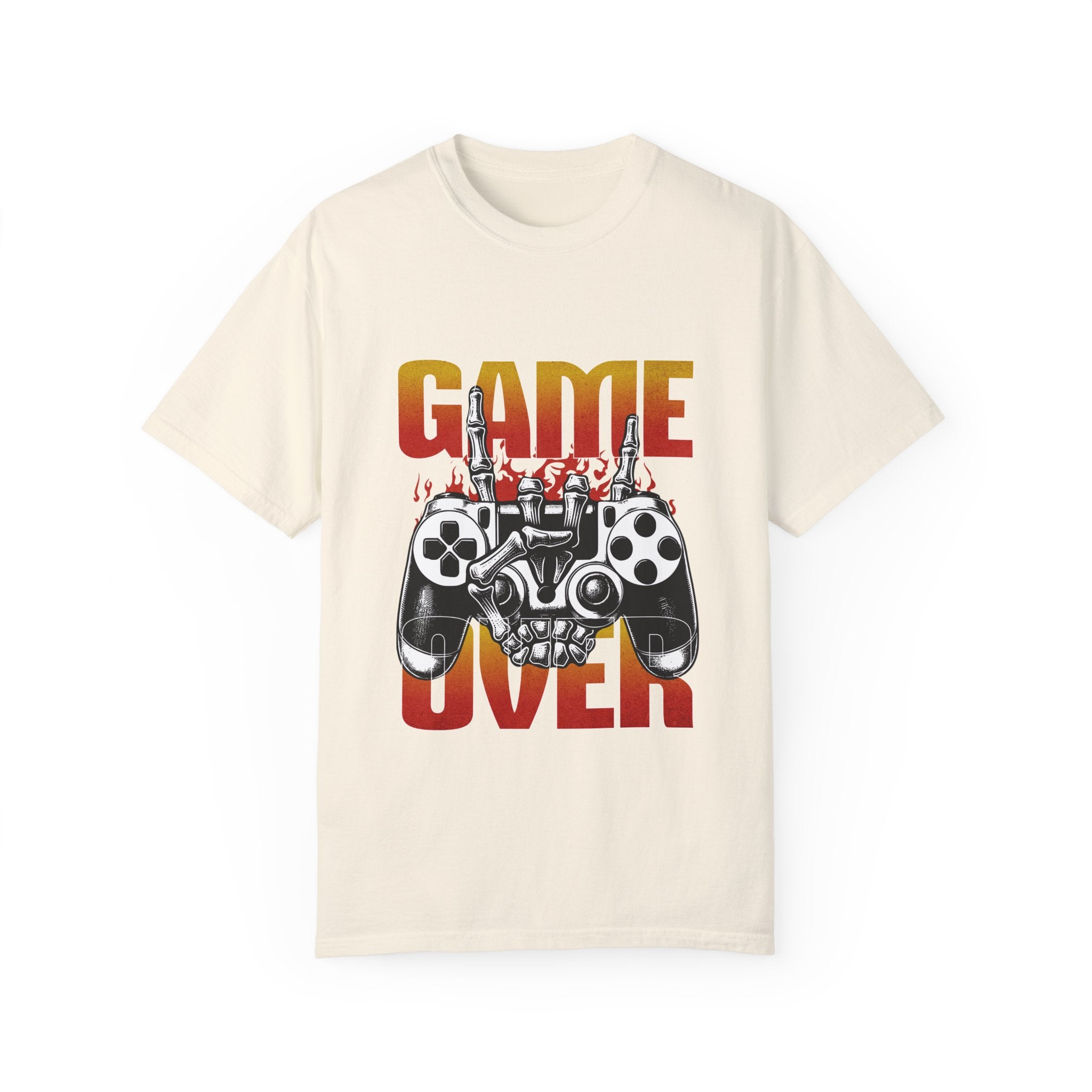 Skeleton Gamer Game Over T-shirt