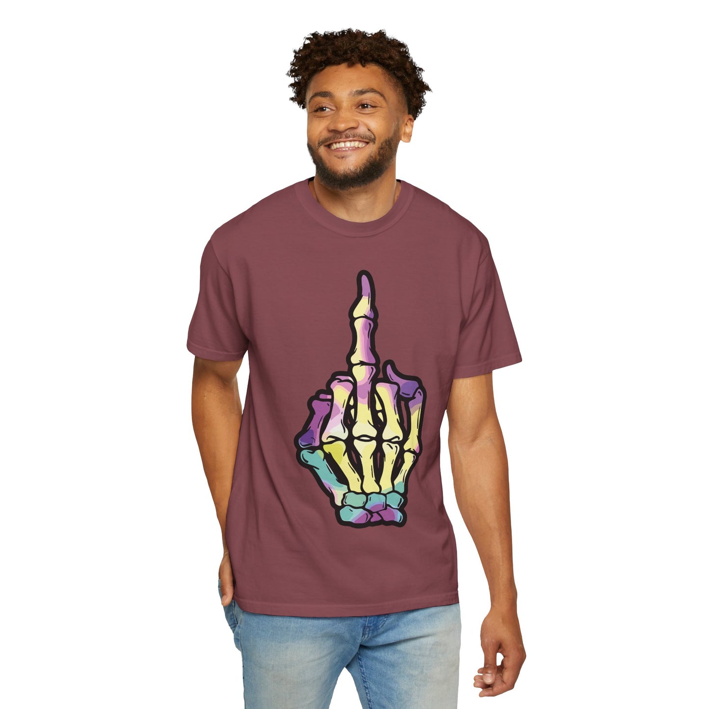 Skeleton Hand F You Streetwear T-shirt