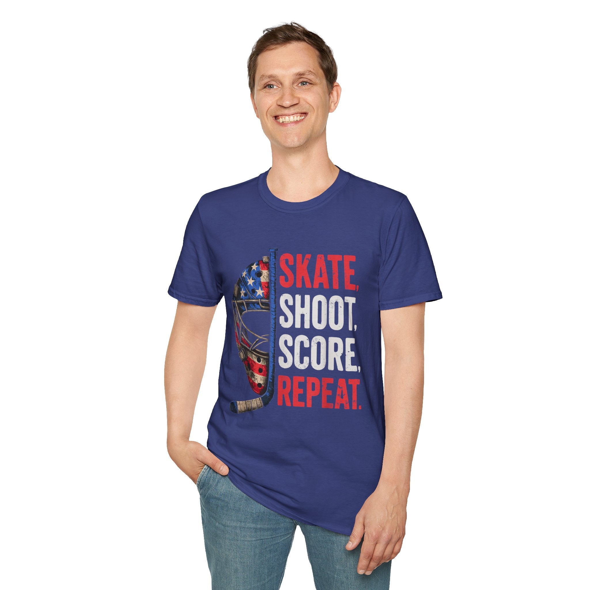 USA Hockey Skate Shoot Score Hockey T-Shirt