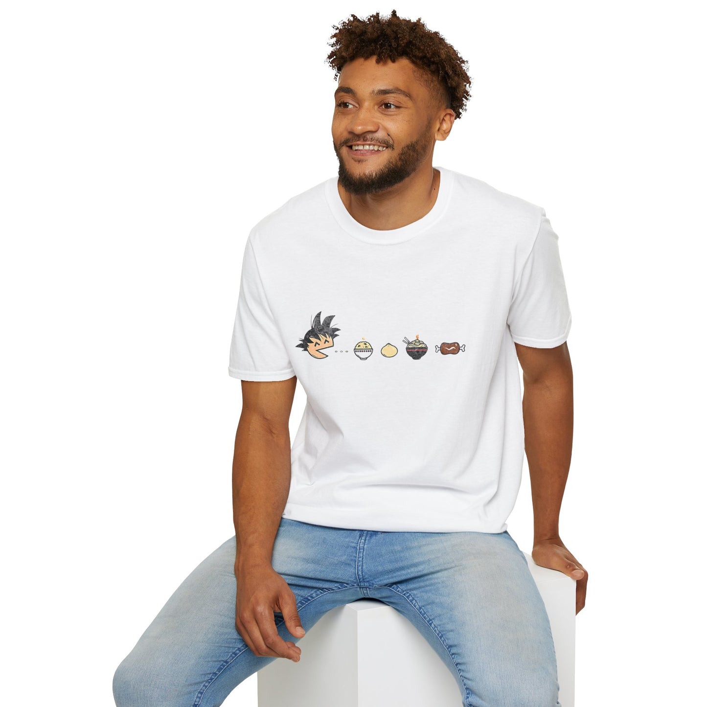 Funny Anime Japanese Food Mugbang T-Shirt