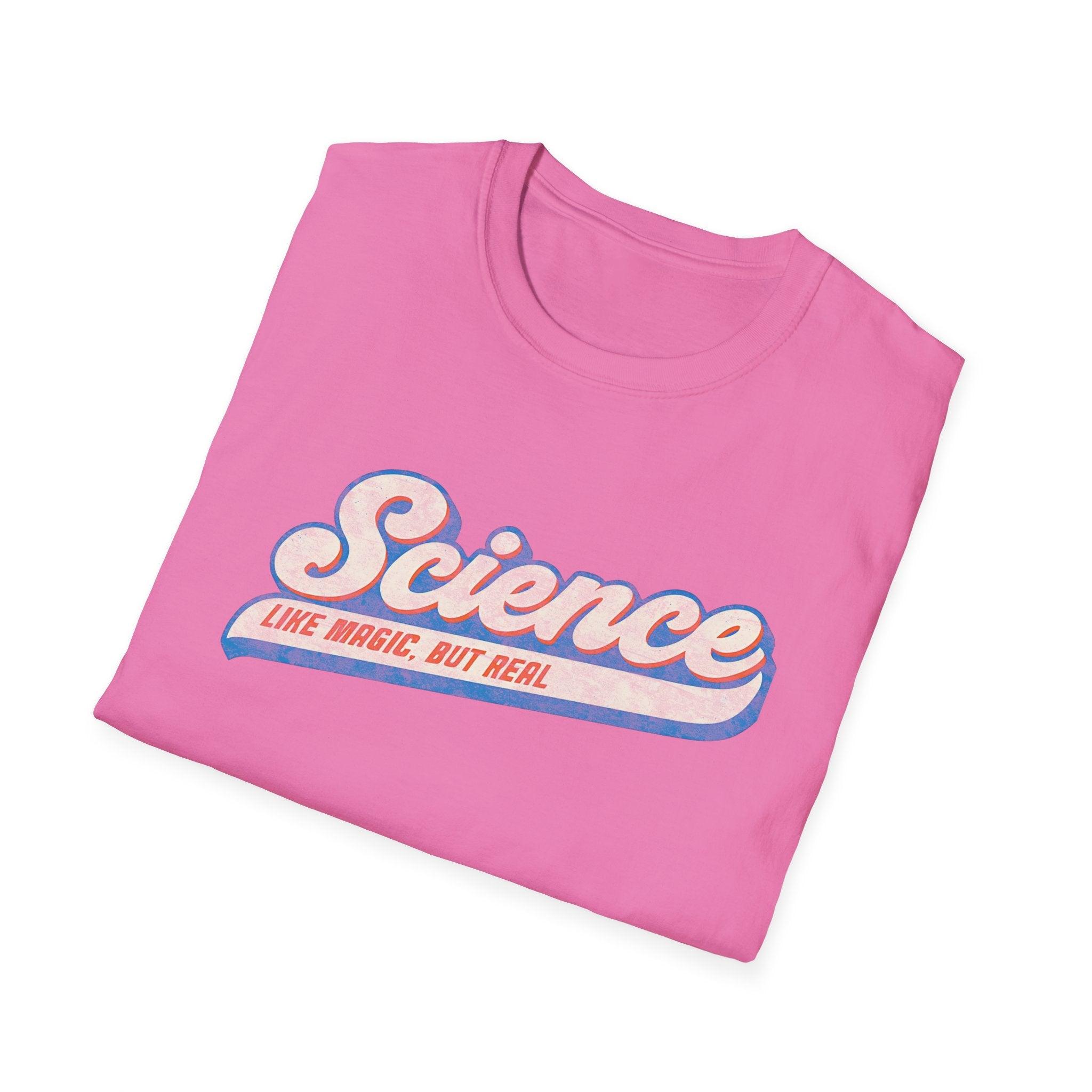 Funny Retro Science Like Magic but Real Vintage Science T-Shirt