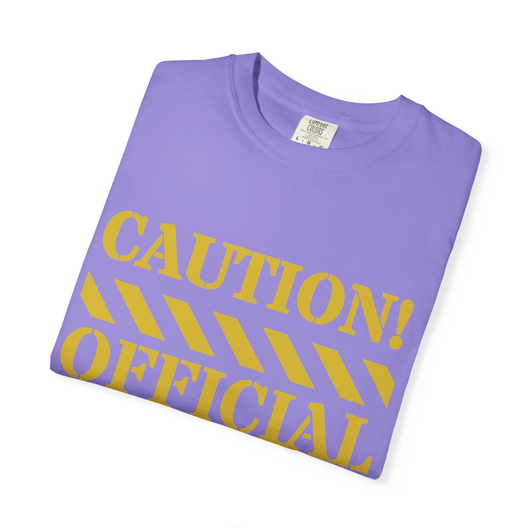 Caution! Official Teenager T-Shirt — 'May Contain Attitude' Youth Graphic Tee