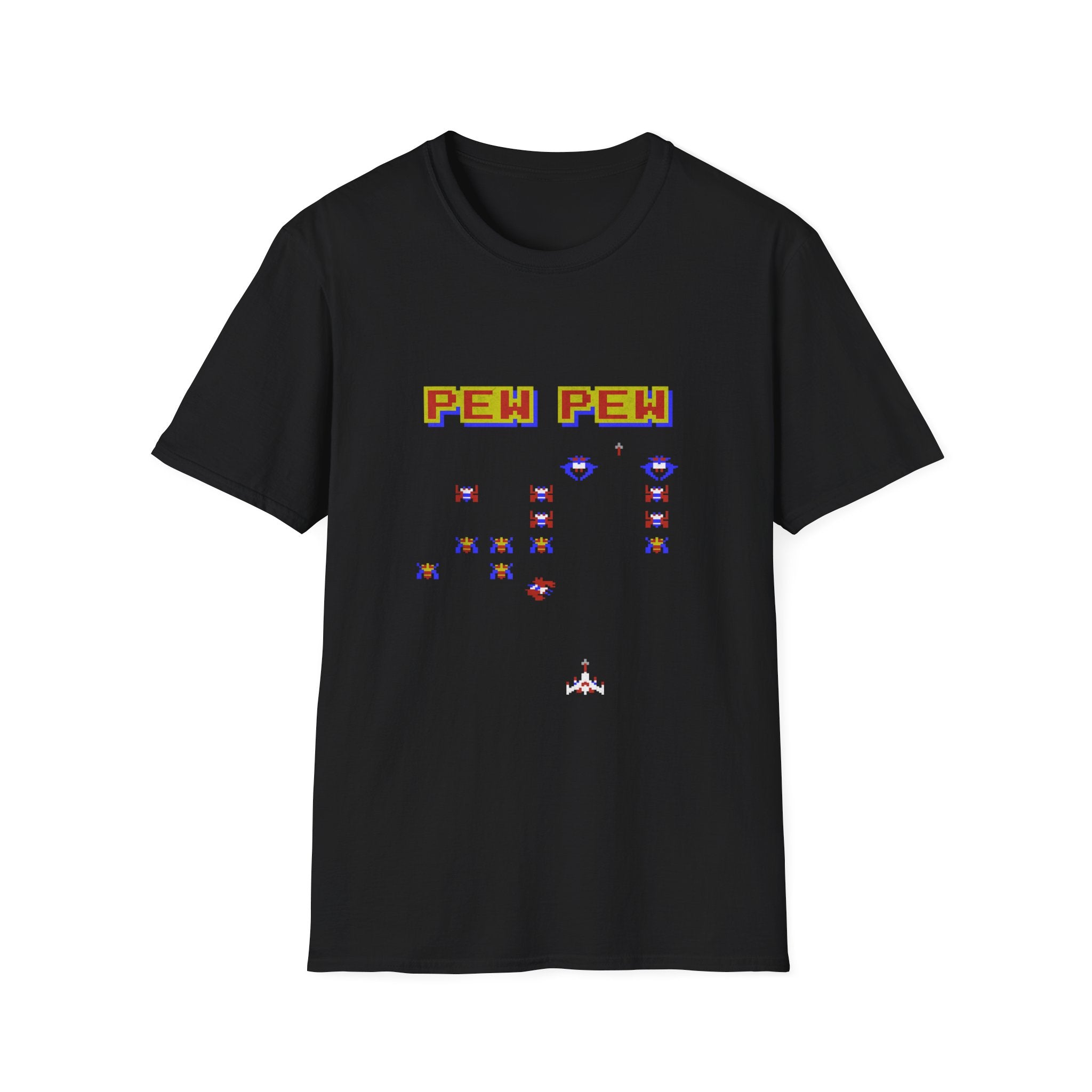 PEW PEW Retro Video Game Vintage Gaming Gamer T-Shirt