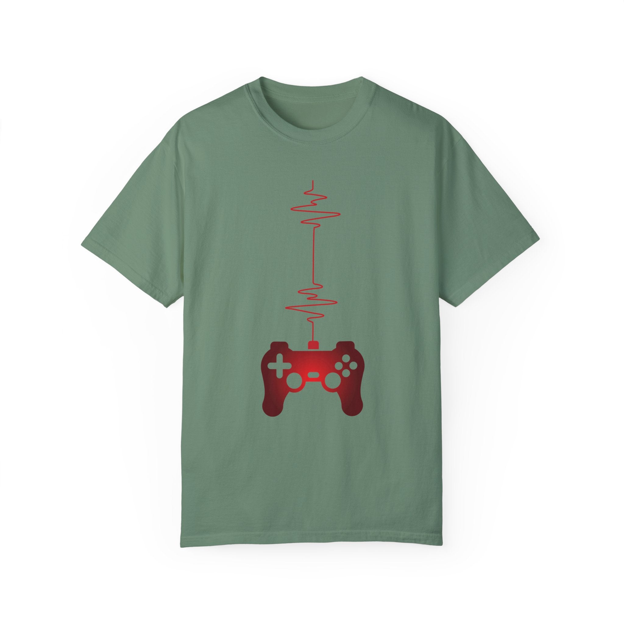 I Love Gaming Heartbeat Gamer T-shirt