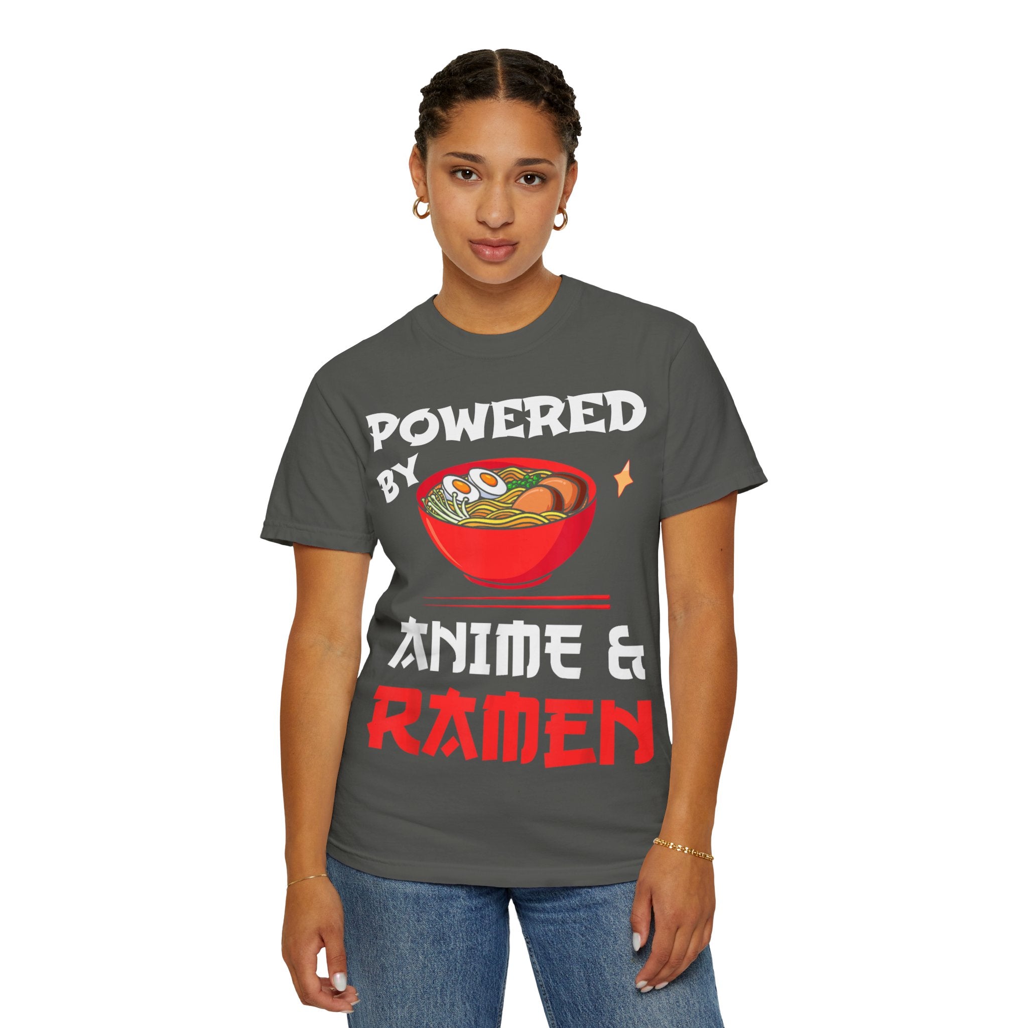 Powered by Anime & Ramen Anime T-shirt