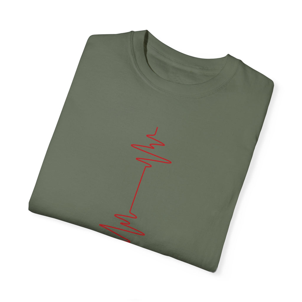 I Love Gaming Heartbeat Gamer T-shirt