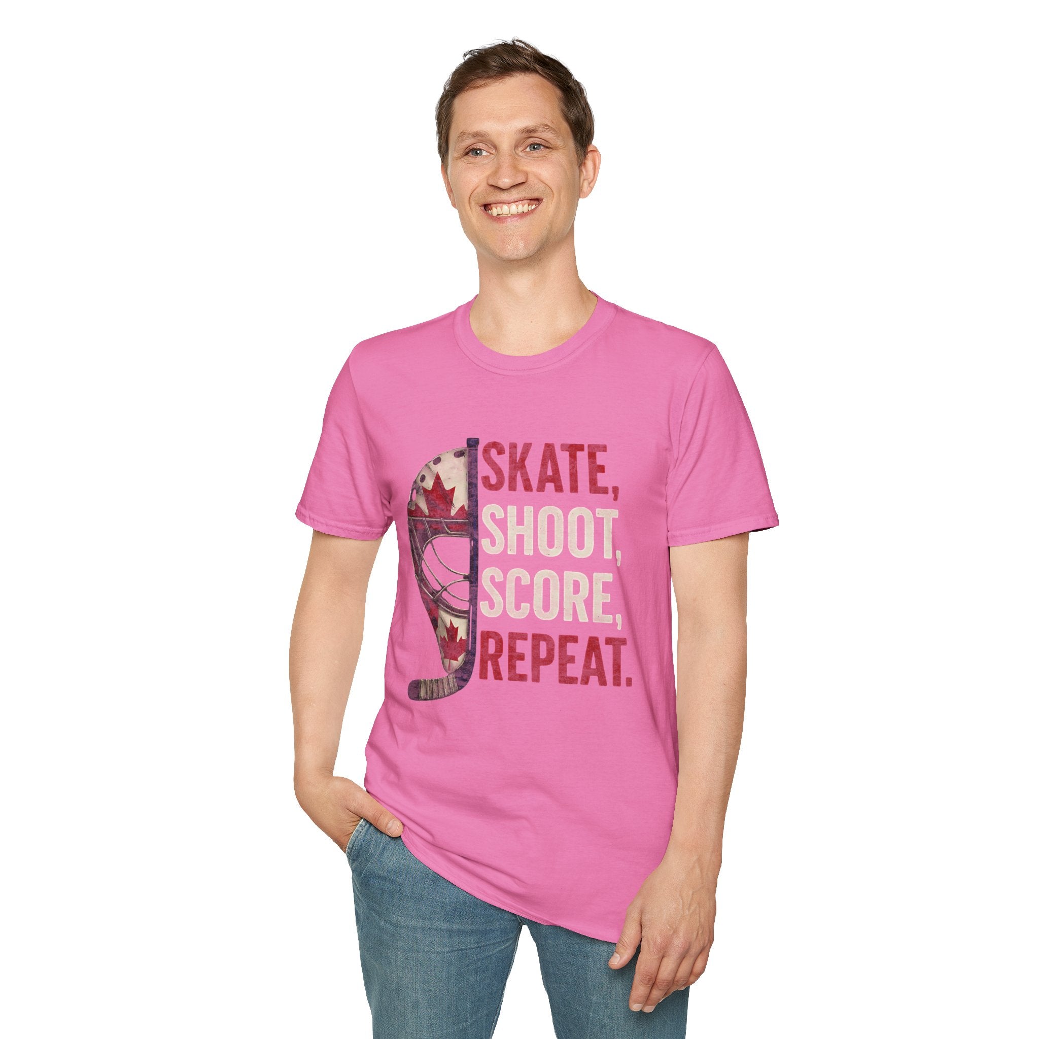 Hockey Skate Shoot Score Hockey Canada T-Shirt