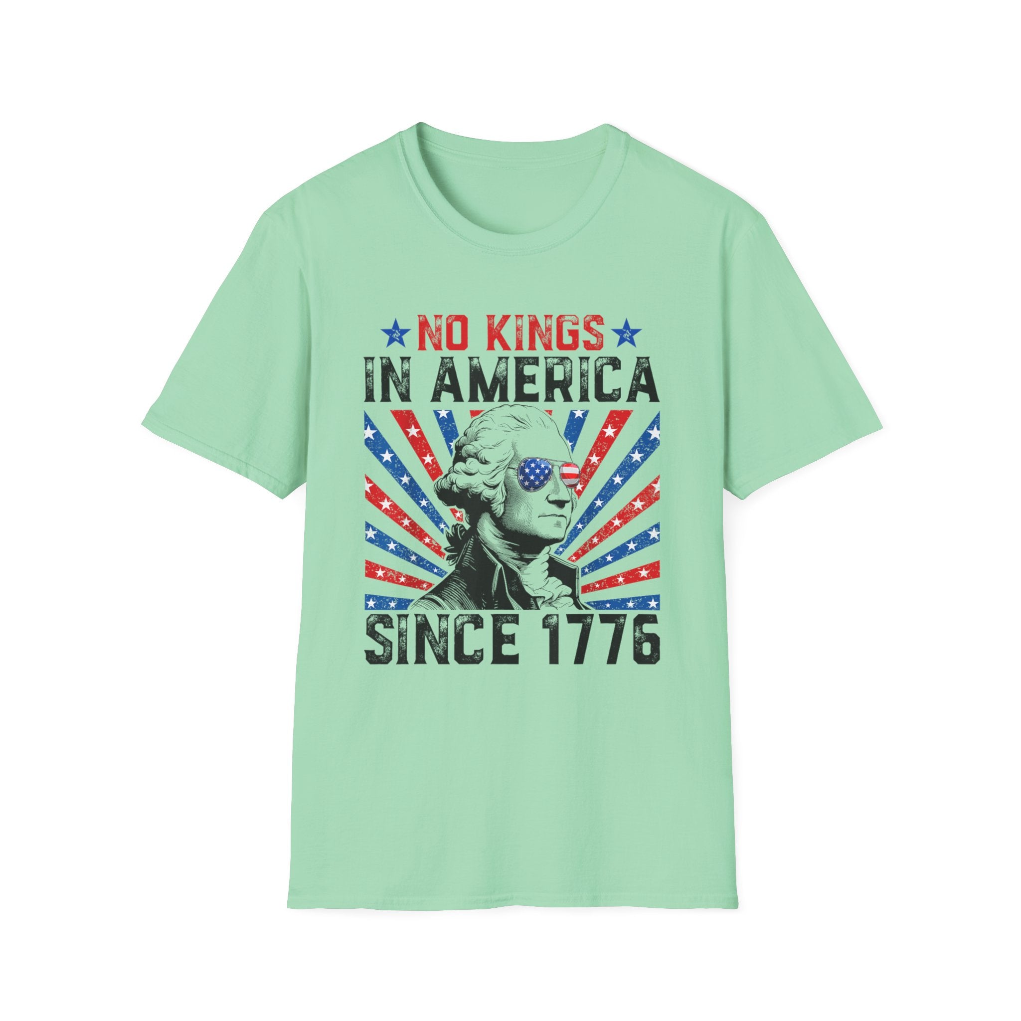 4th of July America Democracy No Kings Since 1776 T-Shirt