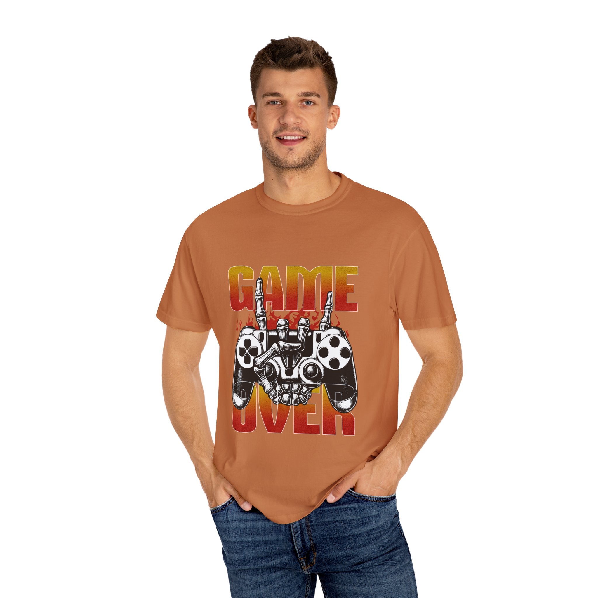 Skeleton Gamer Game Over T-shirt
