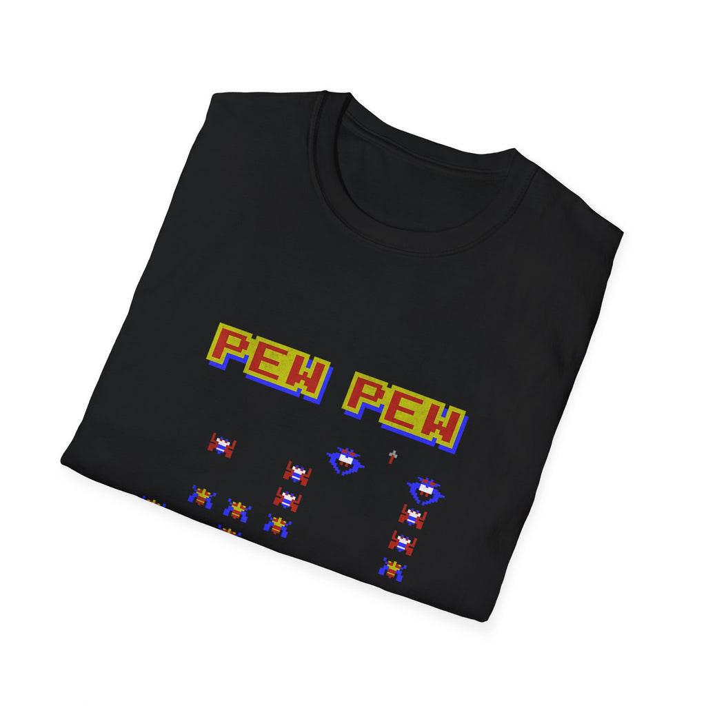 PEW PEW Retro Video Game Vintage Gaming Gamer T-Shirt