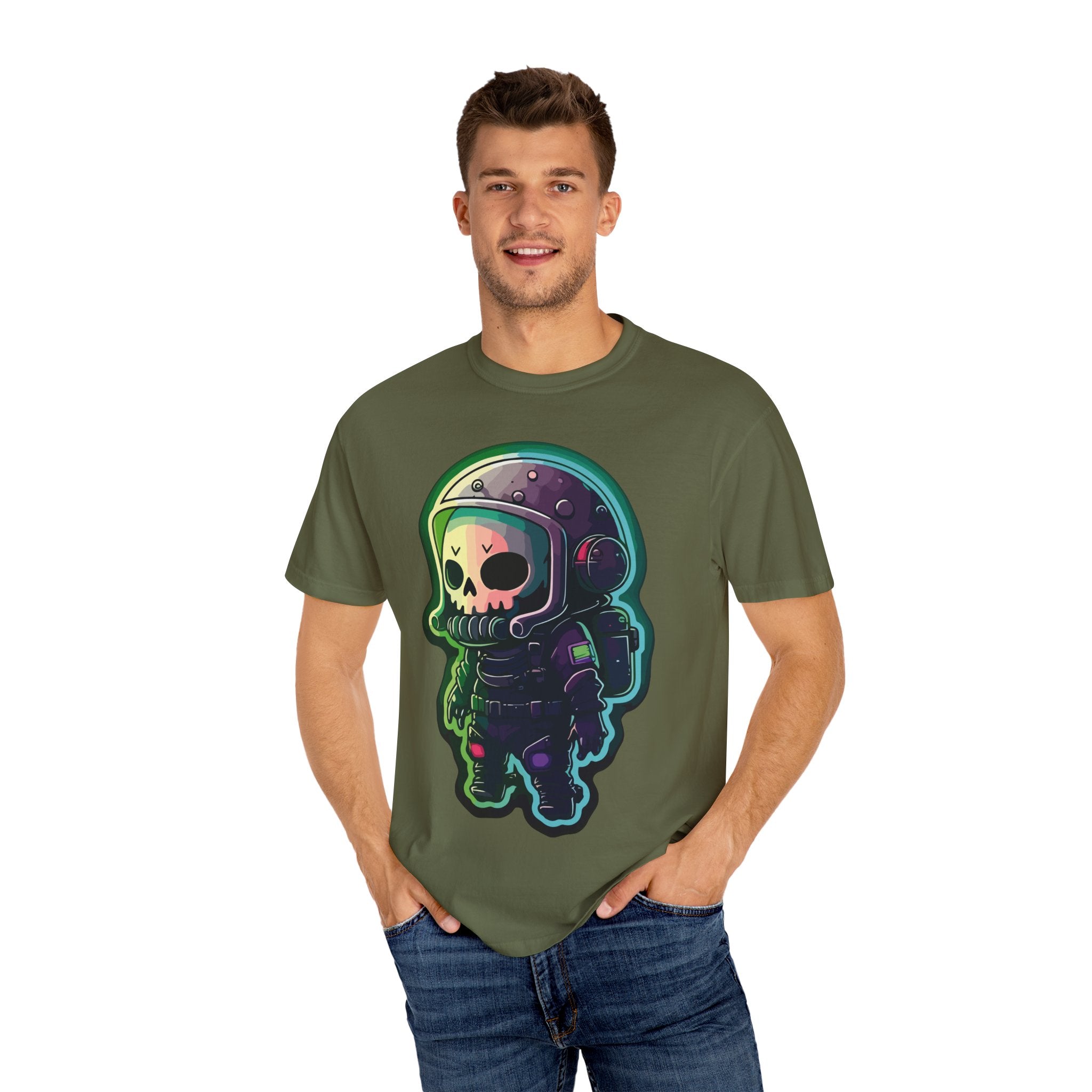 Funny Grim Reaper Astronaut Streetwear T-shirt