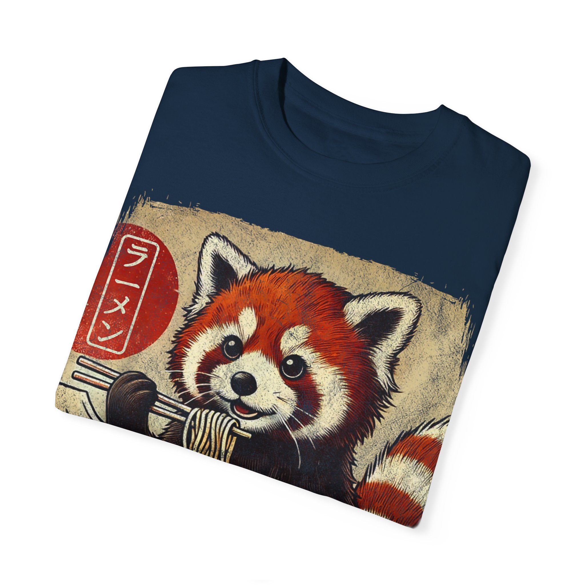 Ramen Time – Japanese Anime Red Panda T-shirt