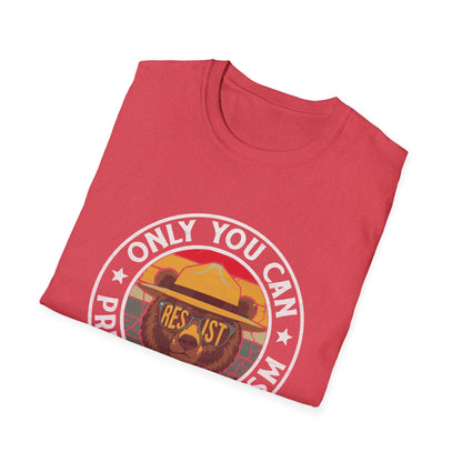 Only You Can Prevent Fascism Funny Resist USA Democracy T-Shirt