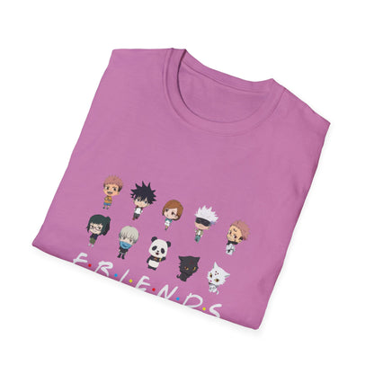 Japanese Anime Culture Super Heroes Friends JJK 0 T-Shirt