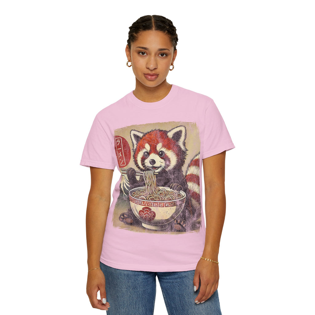 Ramen Time – Japanese Anime Red Panda T-shirt