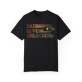Dad Level Unlocked Retro Gaming Dad T-shirt