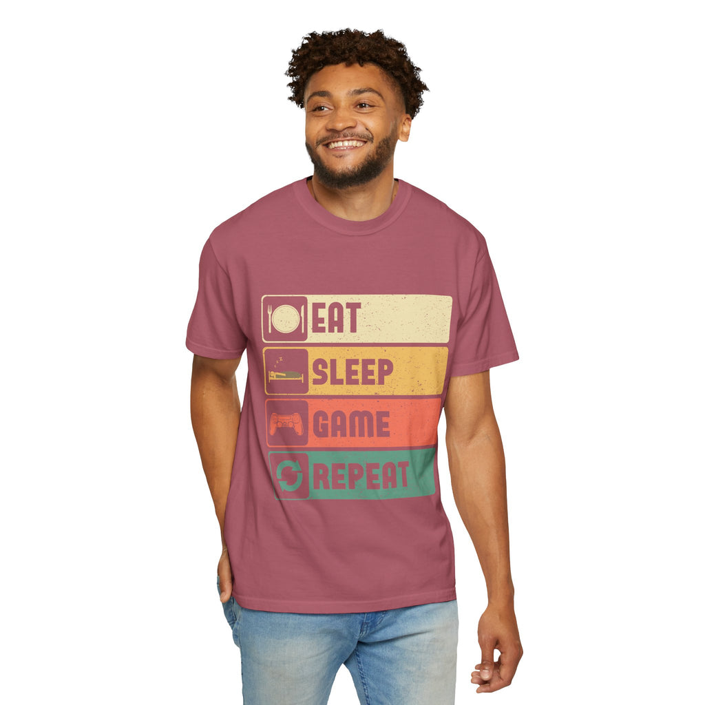 Eat Sleep Game Repeat Gamer T-Shirt