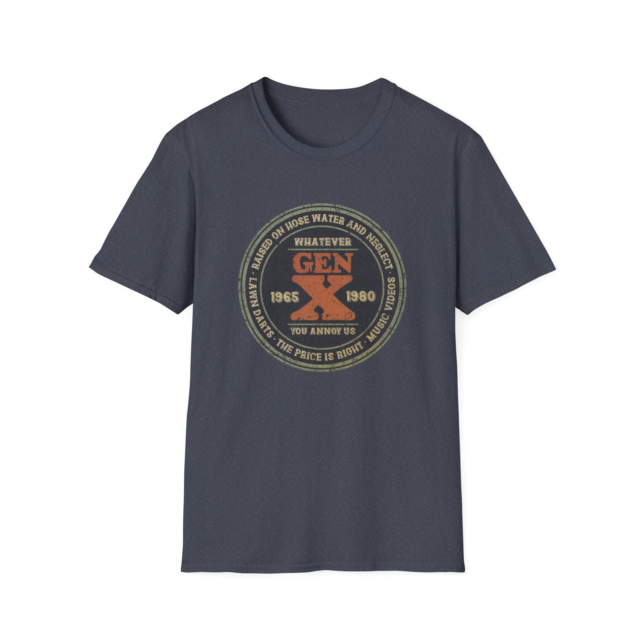 Raised on Hose Water and Neglect Retro 80s Gen X T-shirt