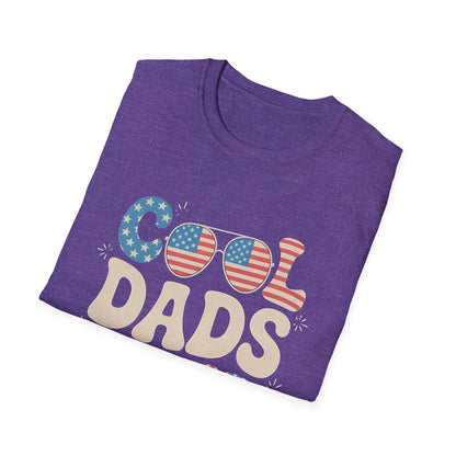 USA 4th of July Cool Dads Club America Father's Day T-shirt