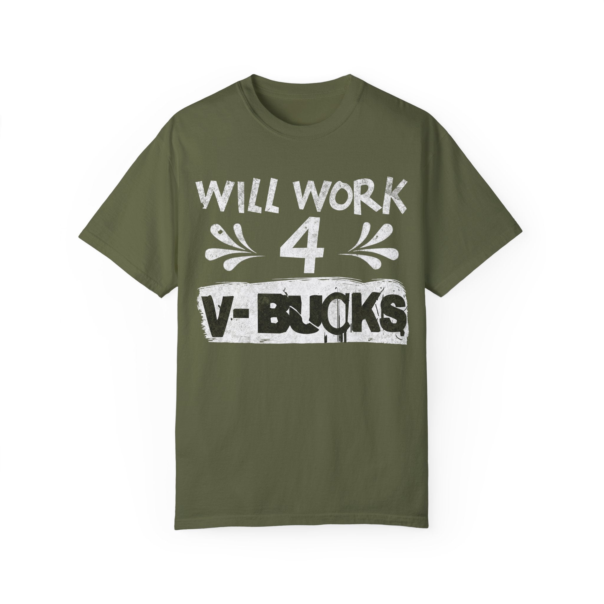 Will Work for V-Bucks Funny Gamer T-shirt