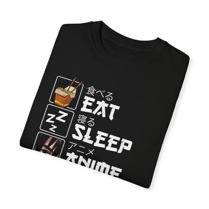 Eat Sleep Anime Gaming Repeat Anime Gaming T-shirt