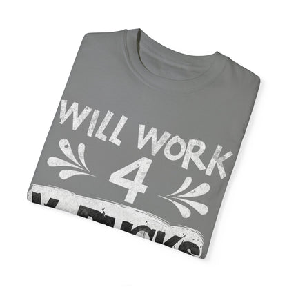 Will Work for V-Bucks Funny Gamer T-shirt