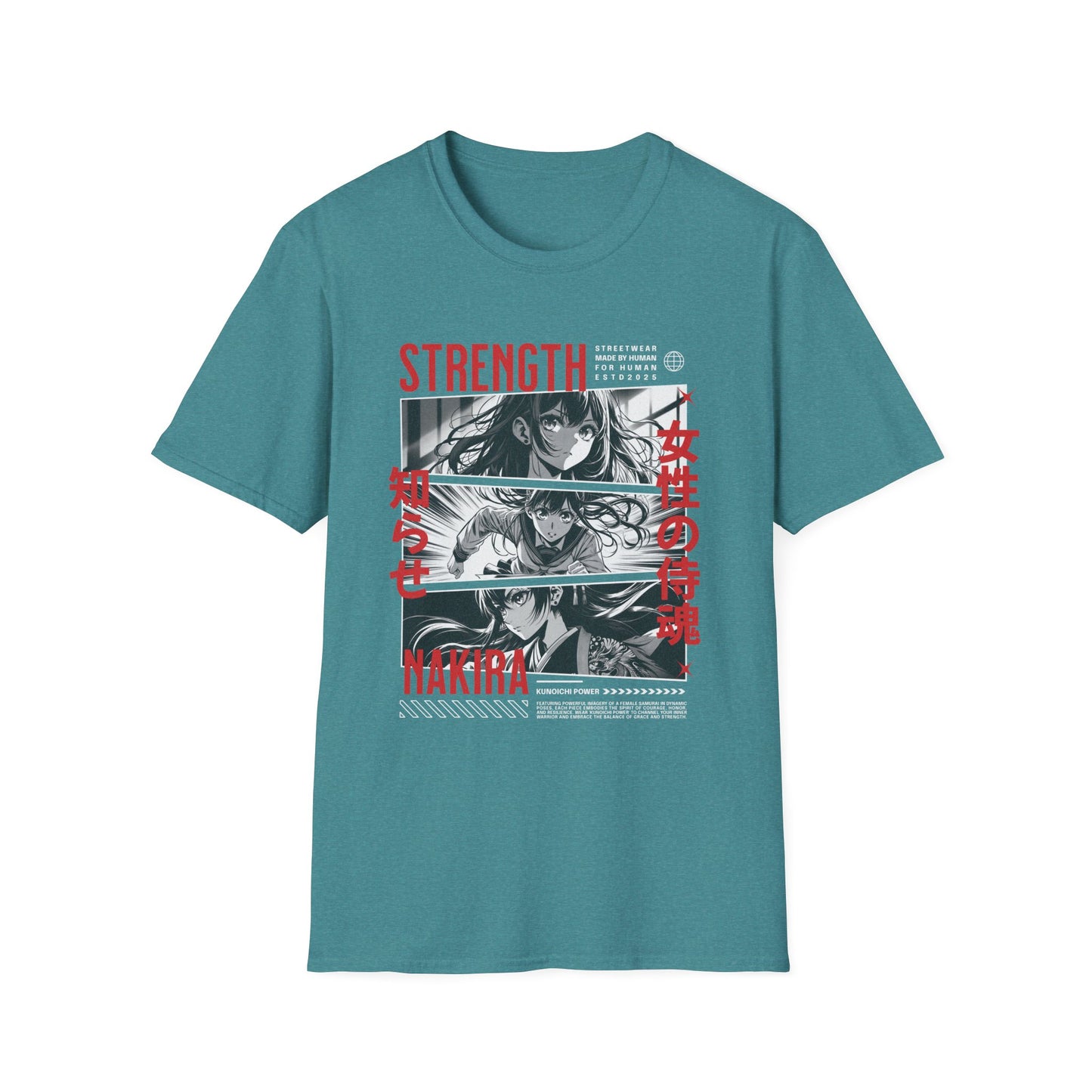 Nakira Strength Anime Girl T-Shirt