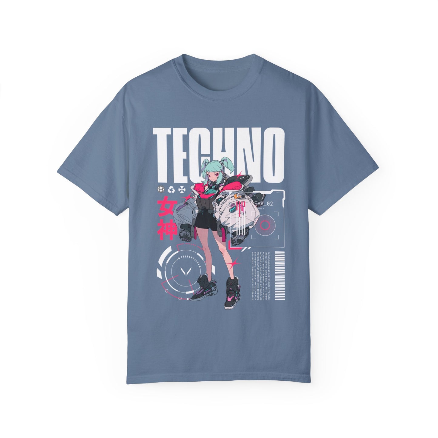Techno Anime Girl T-shirt