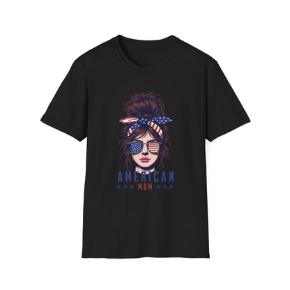 4th of July Gifts for Mothers American Mom T-shirt