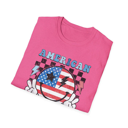 Vintage Peace Sign American Girl T-shirt
