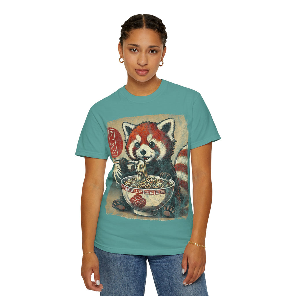 Ramen Time – Japanese Anime Red Panda T-shirt