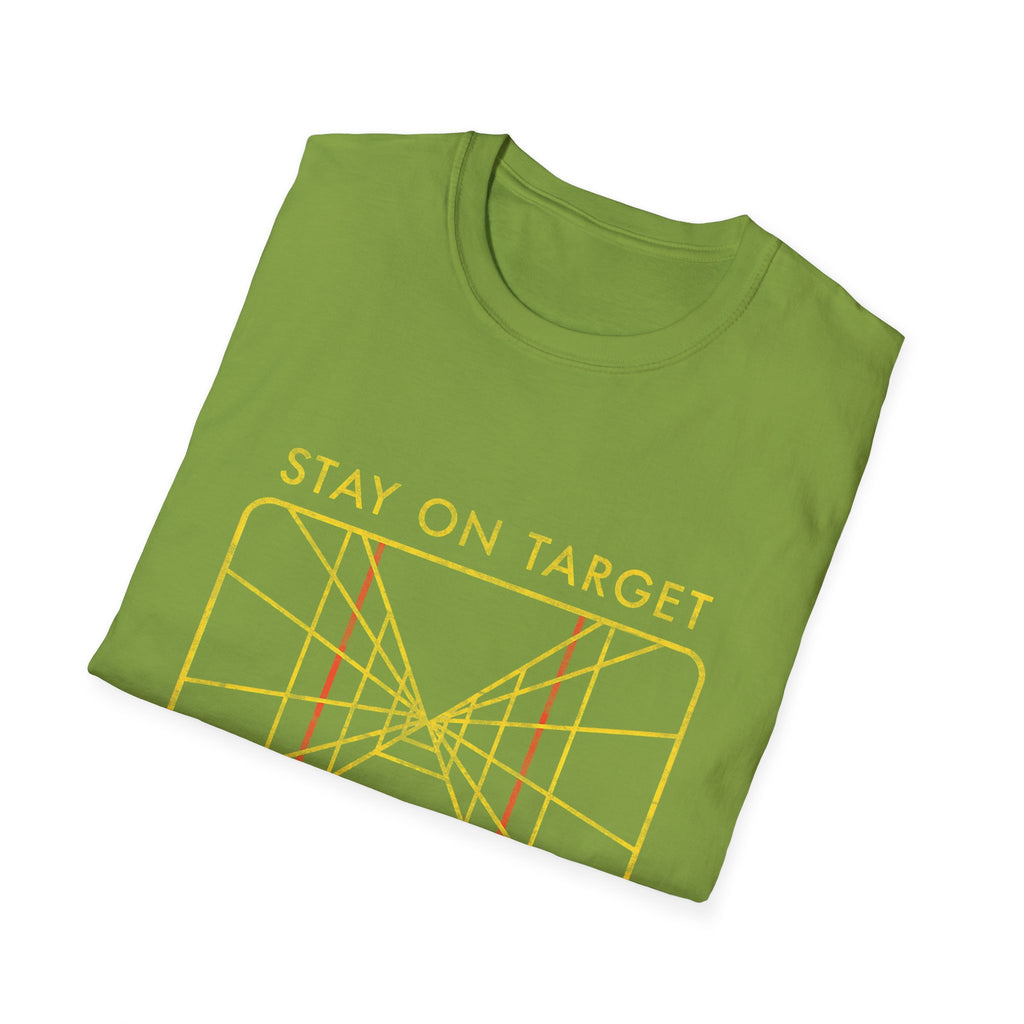 Funny Pop Culture Stay on Target Arcade Retro 80s T-shirt