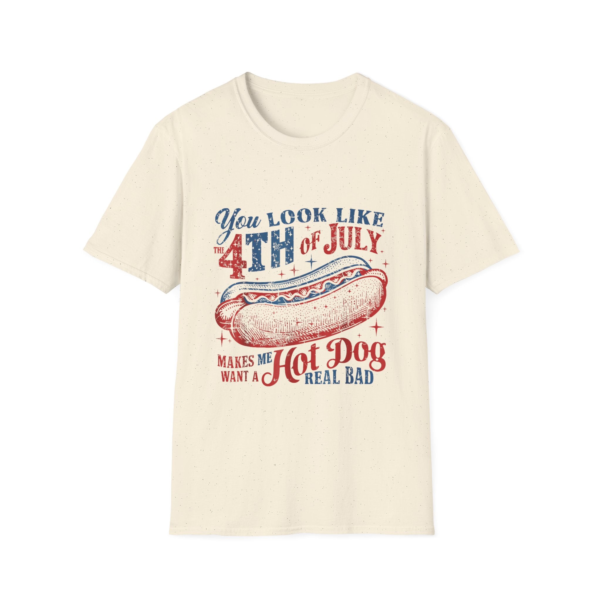 Hot Dog BBQ You Look like the 4th of July T-shirt