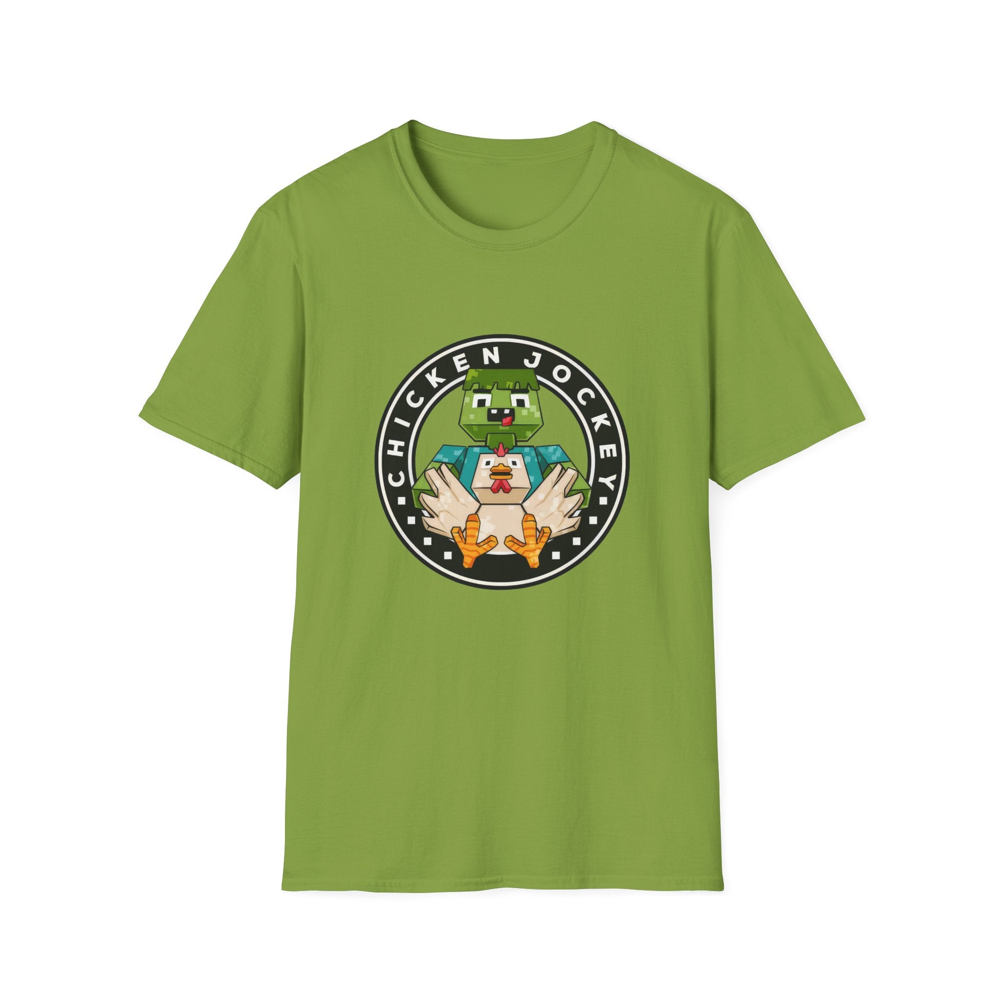 Funny Gaming Pixelated Chicken Jokey T-Shirt