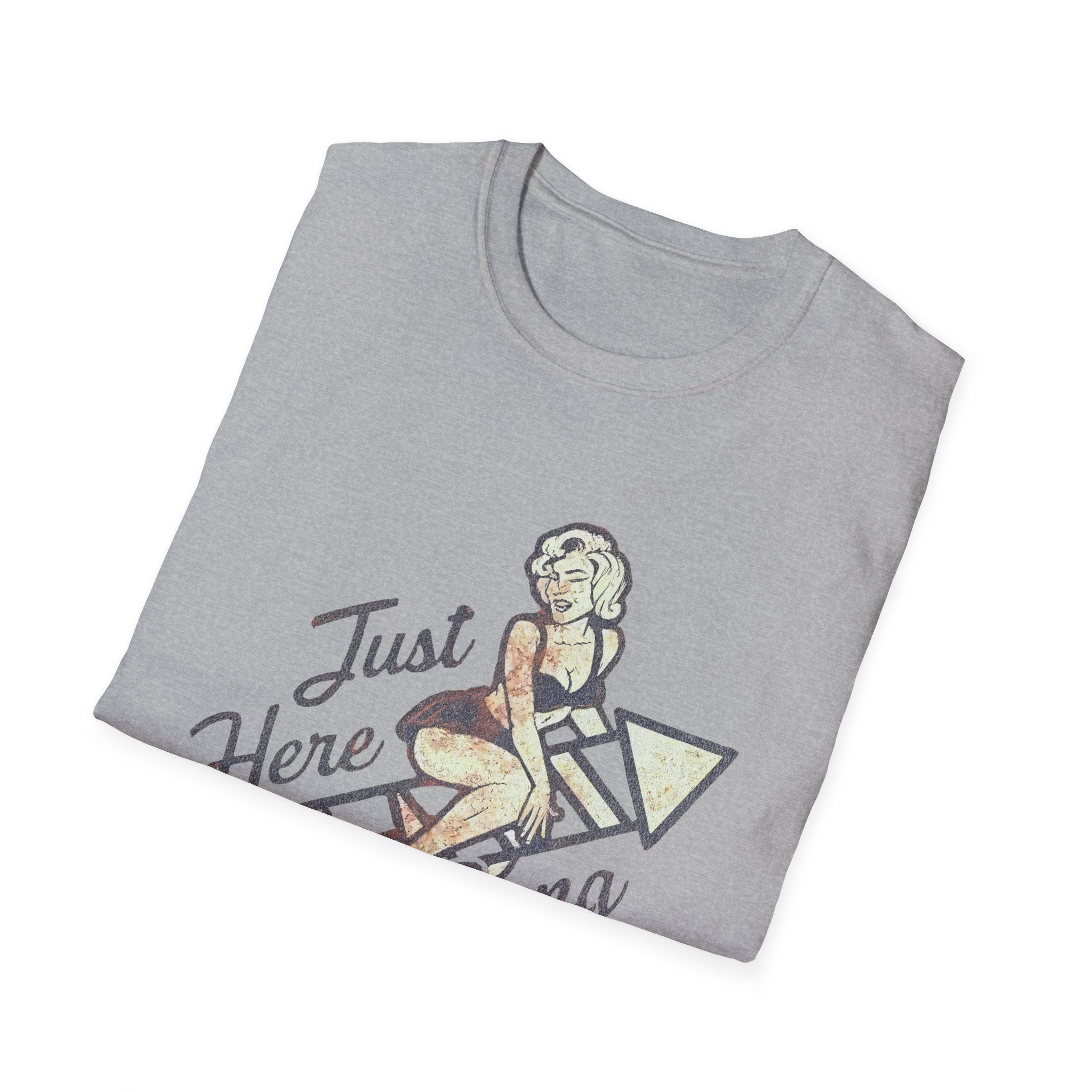 Just Here to Bang Firecrackers 4th of July Adult T-shirt