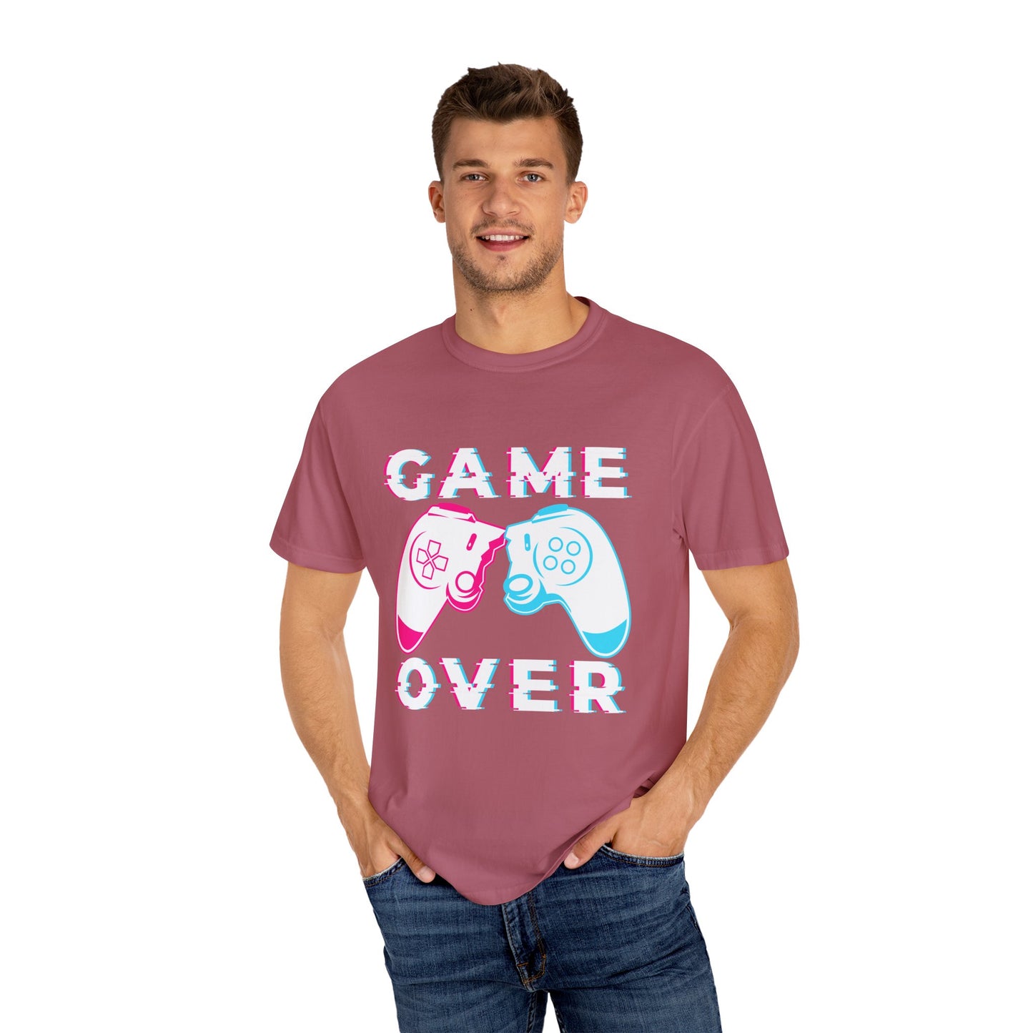 Gamer Over – Pixelated Controller T-shirt