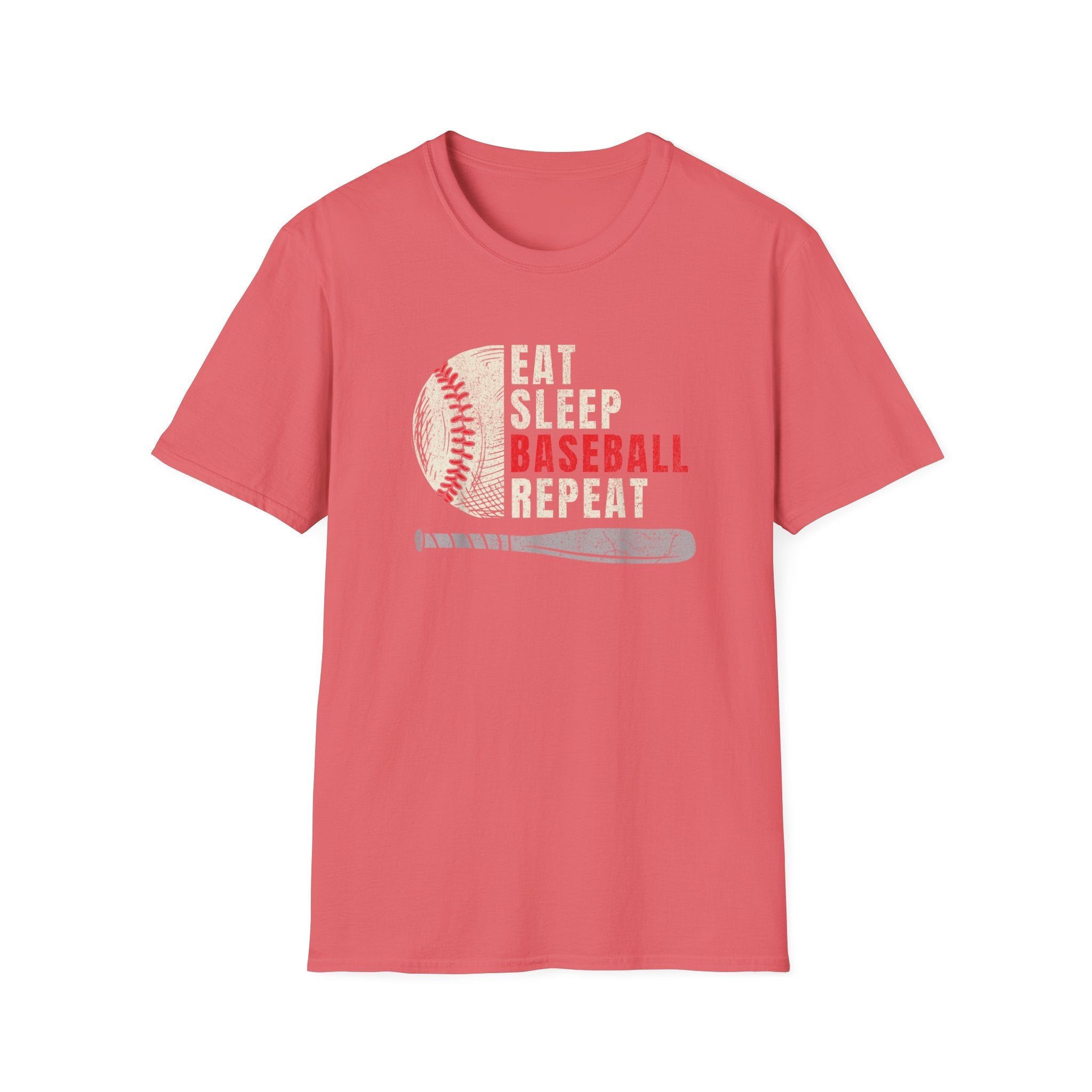 Eat Sleep Baseball Repeat – Funny Baseball T-Shirt