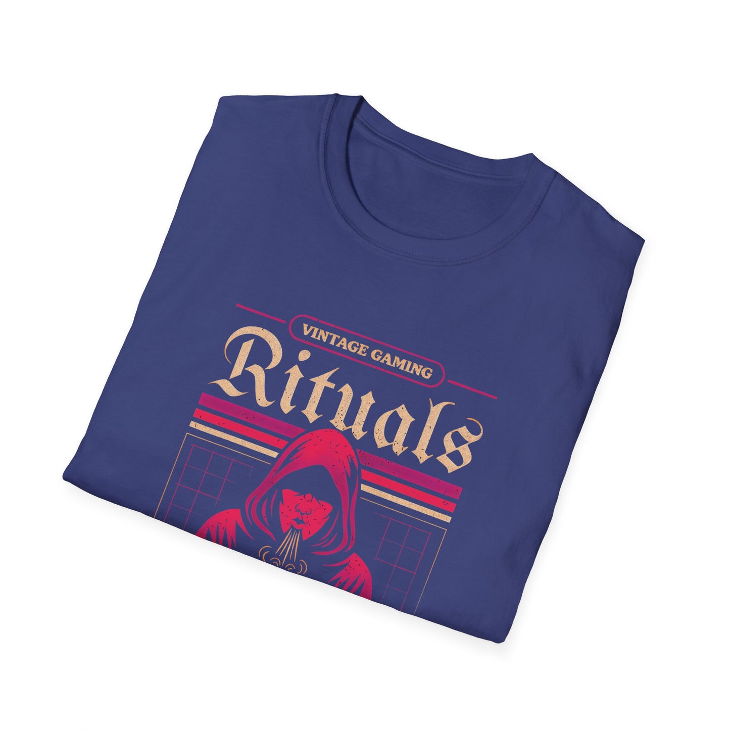 Vintage Gaming Rituals Retro Old School Gamer T-Shirt
