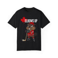 Elbows Up Canada Beaver Hockey Player T-shirt