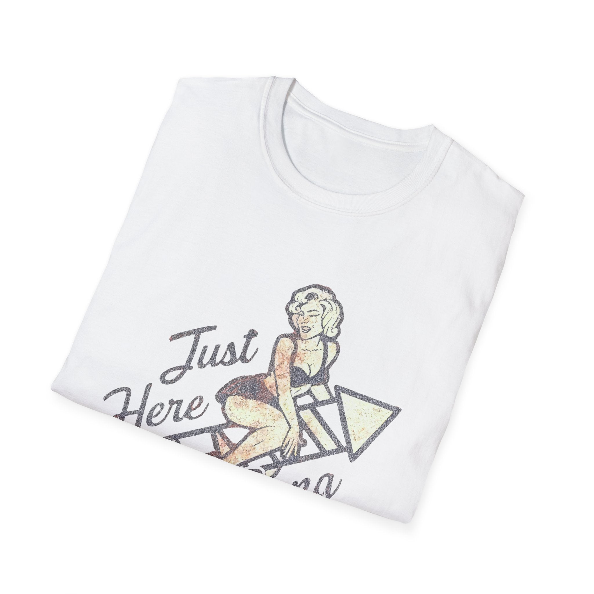 Just Here to Bang Firecrackers 4th of July Adult T-shirt