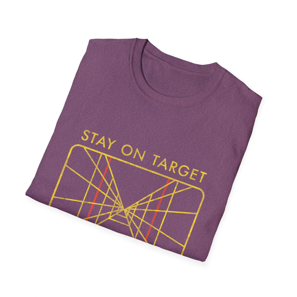 Funny Pop Culture Stay on Target Arcade Retro 80s T-shirt