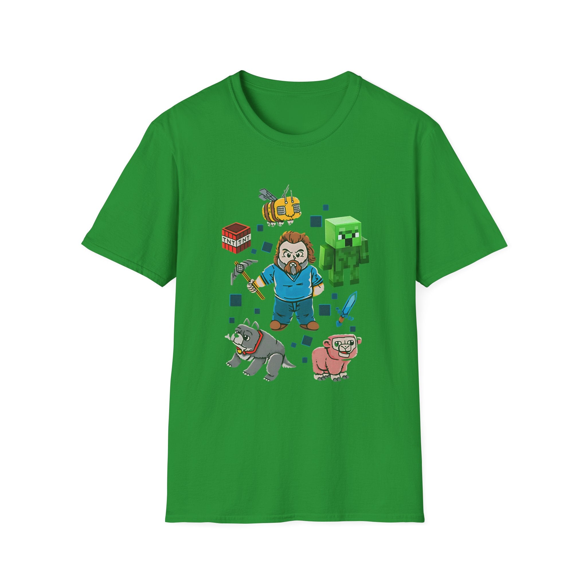 Pop Culture Mining & Crafting Funny Gaming T-Shirt