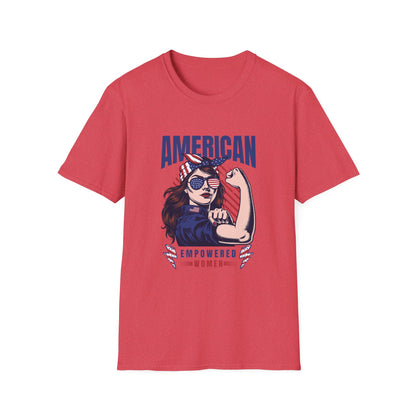 American Empowered Woman 4th of July Gifts Women's T-shirt